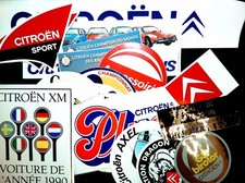 A l'unité autocollant sticker CITROEN SPORT RALLYE ACCESSOIRIE PLUS GARAGE