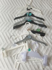 11 X Pour Bébé Enfants Plastique Cintres Gris Blanc Multicolore