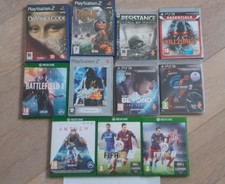 Lot Jeux Videos xbox one ps2 ps3 playstation 2 et 3