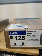 Eaton NSB BR48L125SP Main Lug Panel 125A 120/240V 1Ph 8Cir 4Sp NEMA 1