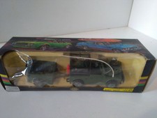 Mercury FIAT Campagnola militaire radio avec remorque N+B 1/43