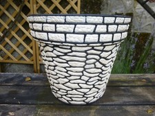 Ancien cache pot pot de fleurs Vintage Etat neuf