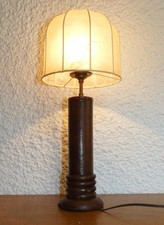 Dupré Lafon Style Lampe Cuir Art Déco circa 1930 / Lamp