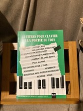 12 titres pour clavier à la portée de tous partition mél. acc. vol. 2 ed Berthet