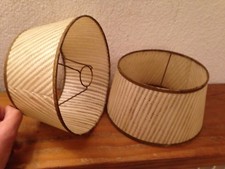 2 Anciens abats jour douille 22 lampe lampadaire lustre  vintage   3