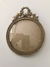 Porte Photo Ancien  Antique Bronze Cadre Intérieur Fin 19ème Decoration