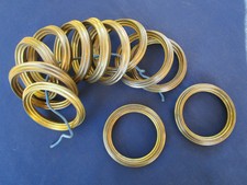 12 anneaux laiton creux ancien tringle rideau diamètre intérieur 6,1 cm
