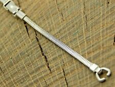 Vintage Montre Anneau Bague Fin Inoxydable Fermoir Papillon Chaîne Serpent NOS