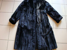 Manteau RIZAL vison noir d'élevage T38-40