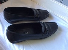 MOCASSINS GEOX RESPIRA CUIR NOIR .T 38 ( N/Y)