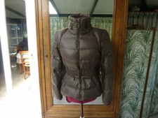 parka  femme , ZARA     , T -M,   marron , matelassée  , polyester ,