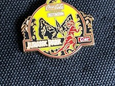 PIN PINS ENAMEL CINEMA JURASSIK PARK COCA COLA VERSION DORE