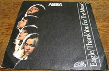 ABBA 45 T SP (EAGLE, THANK YOU FOR THE MUSIC). ANNEE 1977.45 X 125