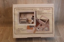 Loisir Créatif : Kit Vitrine Cadre Chambre de Nounours Fille De fil en aiguille 