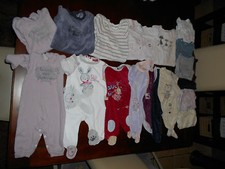lot pyjamas et bodys 3 mois