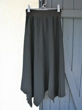 Jupe femme T38/40 noire asymétrique fluide