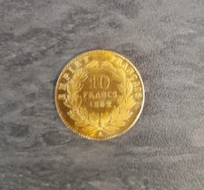 France 1862 A    NAPOLÉON III OR TÈTE LAURÉE