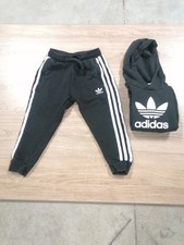 Survêtement Adidas à Capuche Noire-Enfant 3/4 ans-Jogging-sweet-vêtement enfant 