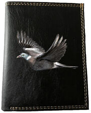 Petit Portefeuille Homme porte monnaie papiers Palombe Pigeon Ramier Chasse