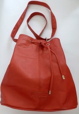 Sac à main Rodier - sac bandoulière rouge simili cuir souple (1512090)