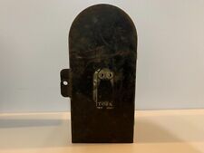 Vintage Tork Horloge New York Steampunk Industriel Hibou Coffin Électrique Light