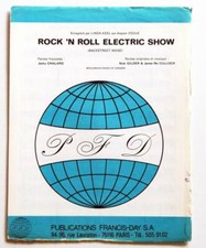 Partition vintage sheet music LINDA KEEL : Rock 'N Roll Electric Show * 70's