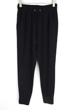 Sweaty Betty Petit Femme Pantalon Ajusté Ourlet de Sport Noir Uni Stretch Souple