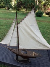 ANCIENNE MAQUETTE DE VOILIER  VERS 1950