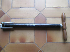 ANCIENNE POMPE TORNADE D'ATELIER POIGNEE EN BOIS pour MOBYLETTE ,SOLEX,VELO  