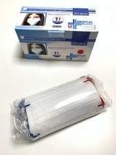 Masque Français chirurgical tricolore - Boite de  50 masques