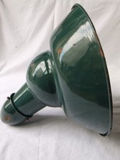 Lustre tôle émaillée  loft atelier industrielle lampe suspension lampadaire