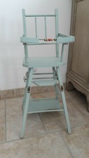 JOUET ENFANT CHAISE HAUTE DE POUPEE ANNEE 60