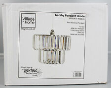 Village At Home Gatsby Abat-Jour Lampes Parapluie H 20 cm W 25 cm l3-qb1