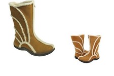 Earth Chalet Wheat Nubuck Women Boots Sz 5 B NWoT 