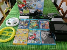 Console NINTENDO Wii U Noire 32go + 10 jeux + accessoires