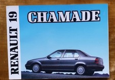 = RENAULT 19 CHAMADE -NOTICE D'UTILISATION et D'ENTRETIEN- 04 / 1989 - Etat neuf