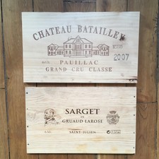 Lot : 2 X façades, estampes caisse vin, Magnum, Panel, SARGET GRUAUD, BATAILLEY