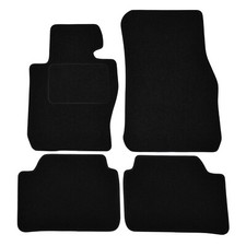 TAPIS DE SOL NOIR VELOURS SUR MESURE (AV+AR) pour BMW X1 E84 2009-2015 4pcs
