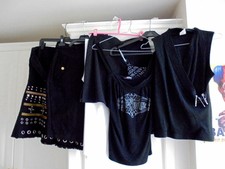 Lot 10 vetements de marque MORGAN 7 hauts 3 jupes taille M et 44 TBE