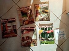 Vintage-maisons travaux-lot 4 magazines-décoration-revue-numeros 37/38/39/35/50