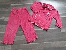 Pyjama velours rouge 4 ans