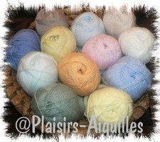 PELOTE de laine PARTNER BABY COULEURS AU CHOIX à l'unité