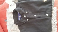 Chemise noire ralph lauren taille Xs   oCcasion slim fit