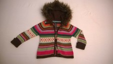 Baby GAP Adorable gilet à capuche bordée de fourrure - Très bon état