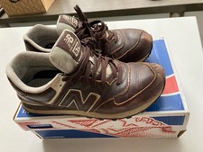 New Balance Paire de Sneakers en Cuir Marron taille 7.5