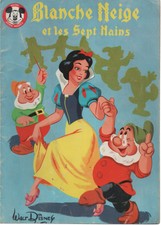 serie mickey numero 25/ blanche neige et les 7 nains 1962