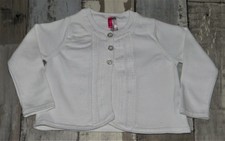 ~ 9 mois ORCHESTRA - CCW02 ~ Joli Gilet blanc Fille ~ 
