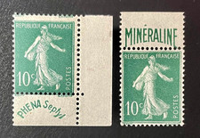 FRANCE 1924 - N° 188 & 188A Minéraline Signé * * * NEUFS ** TTBE * * * COTE 790€