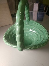 Simple Mold Ceramic Easter Style Basket Pre Owned