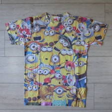 Minions T-Shirt Full Print Officiel XS Jaune Moi Moche et Méchant 2